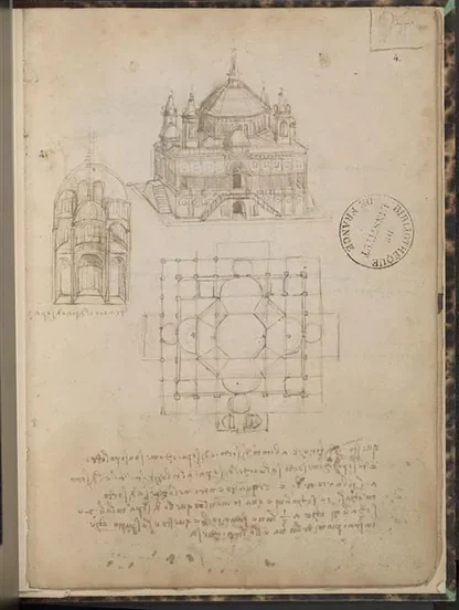Studies for a Building on a Centralized Plan