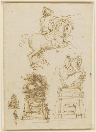 Études pour le monument Trivulzio