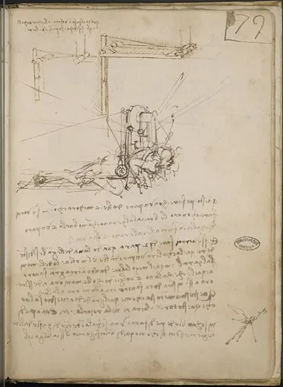 Studies of a Flying Machine with a Hand- and Foot-Powered Mechanism