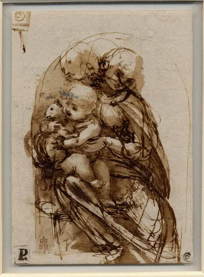 Study for a Madonna with a Cat