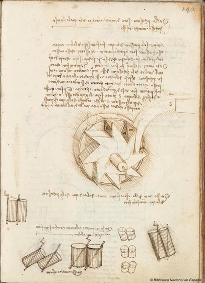Étude pour une roue hydraulique