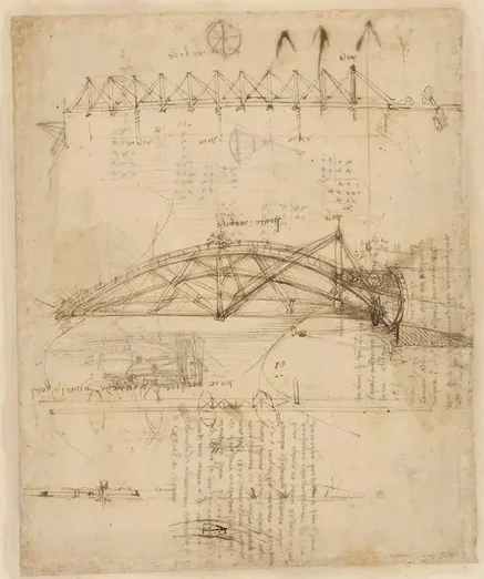 Study of a Swivelling Rope Bridge