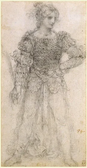 Étude d'un jeune homme en costume