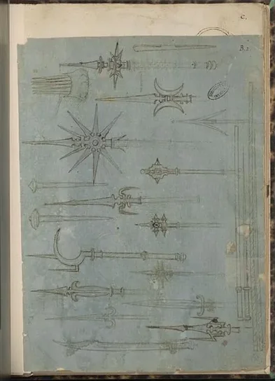 Étude de hallebardes