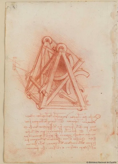 Étude de la charpente de bois et du moule de fonte du cheval Sforza