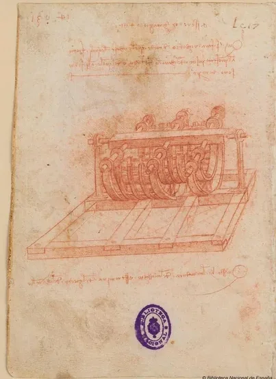 Étude de la charpente de bois et du moule de fonte du cheval Sforza