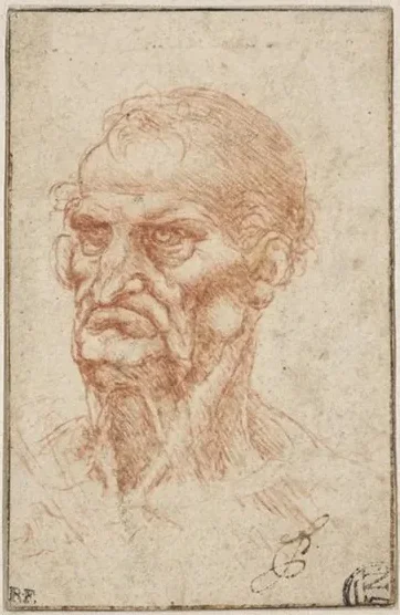 Tête d'homme âgé