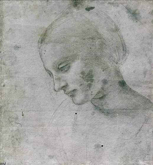 Tête de jeune femme