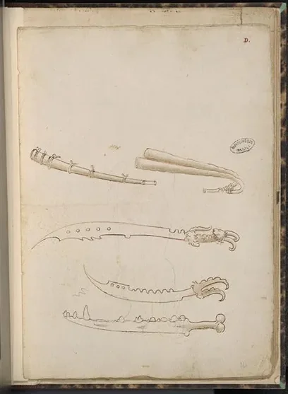 Two Wind Instruments and Fantastical Weapons