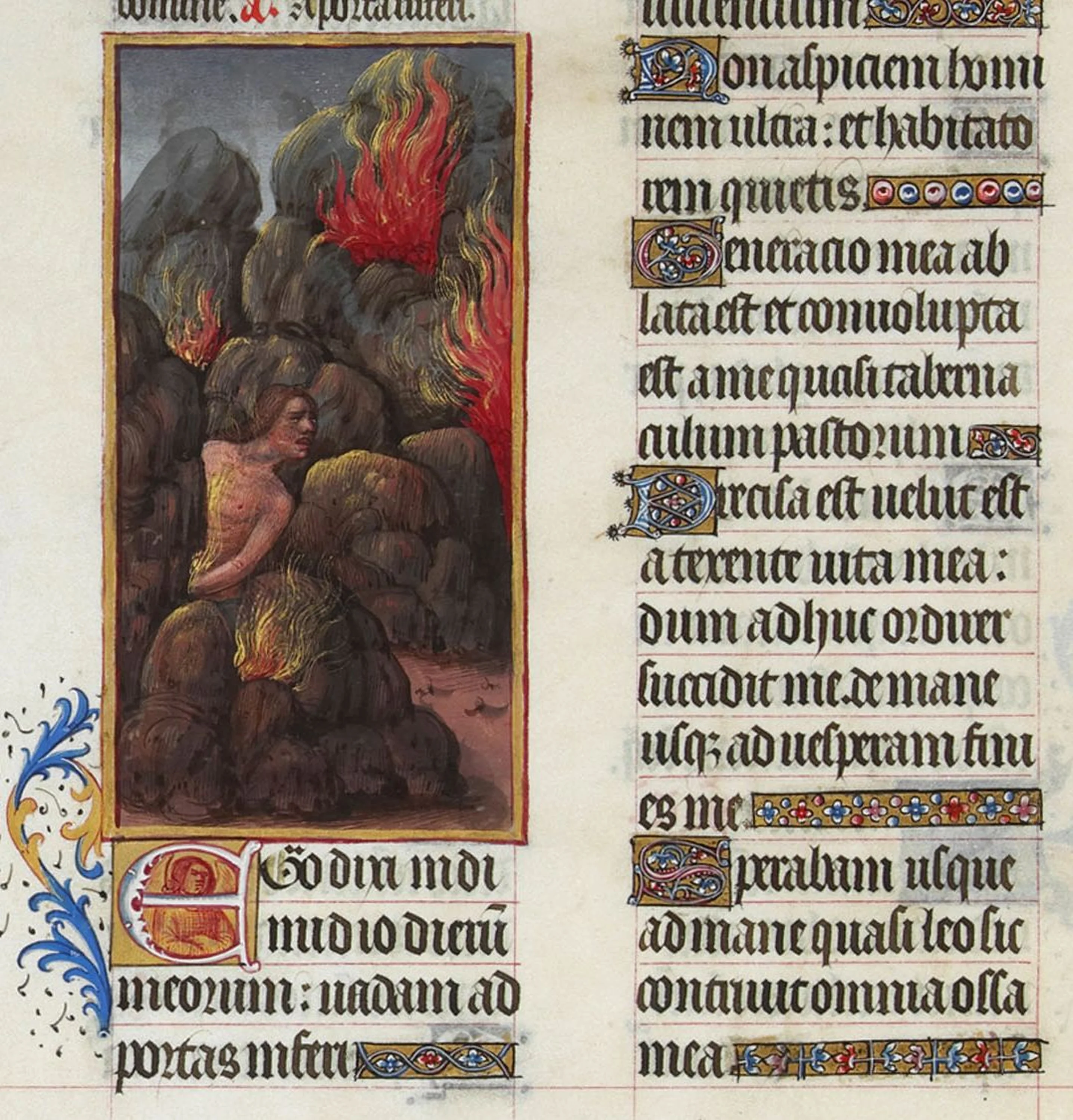Le Cantique d'Ézéchias, Très Riches Heures du duc de Berry