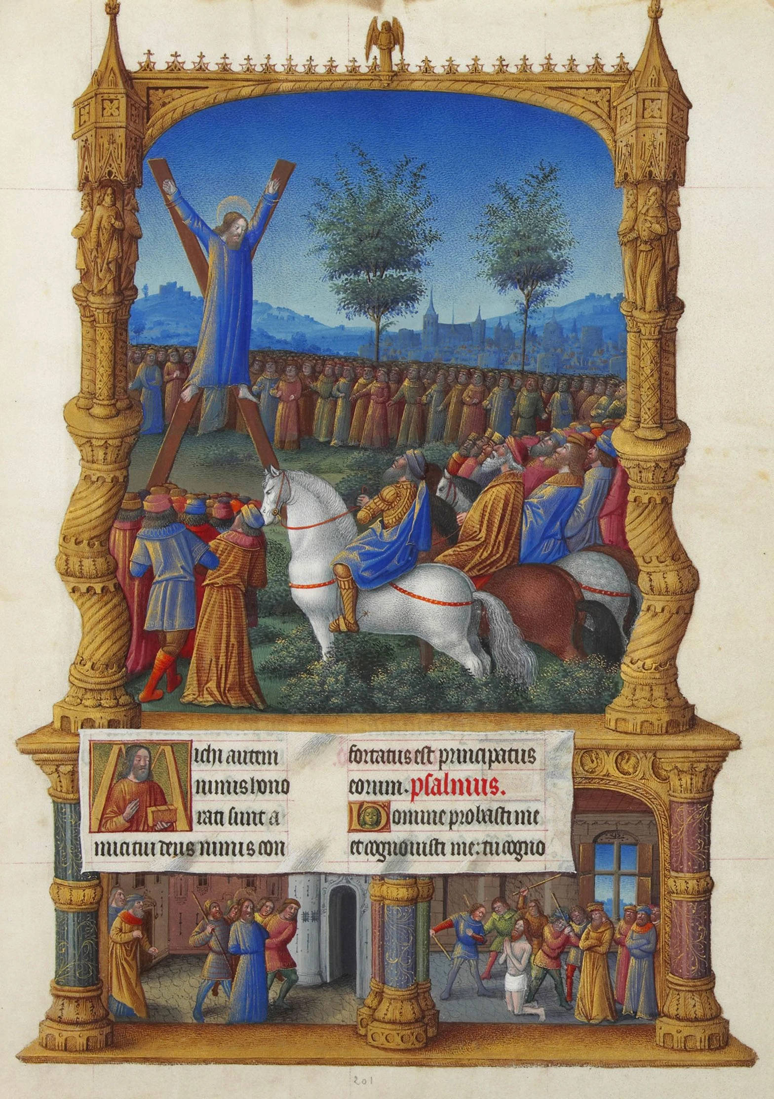 Le Martyre de saint André, Très Riches Heures du duc de Berry