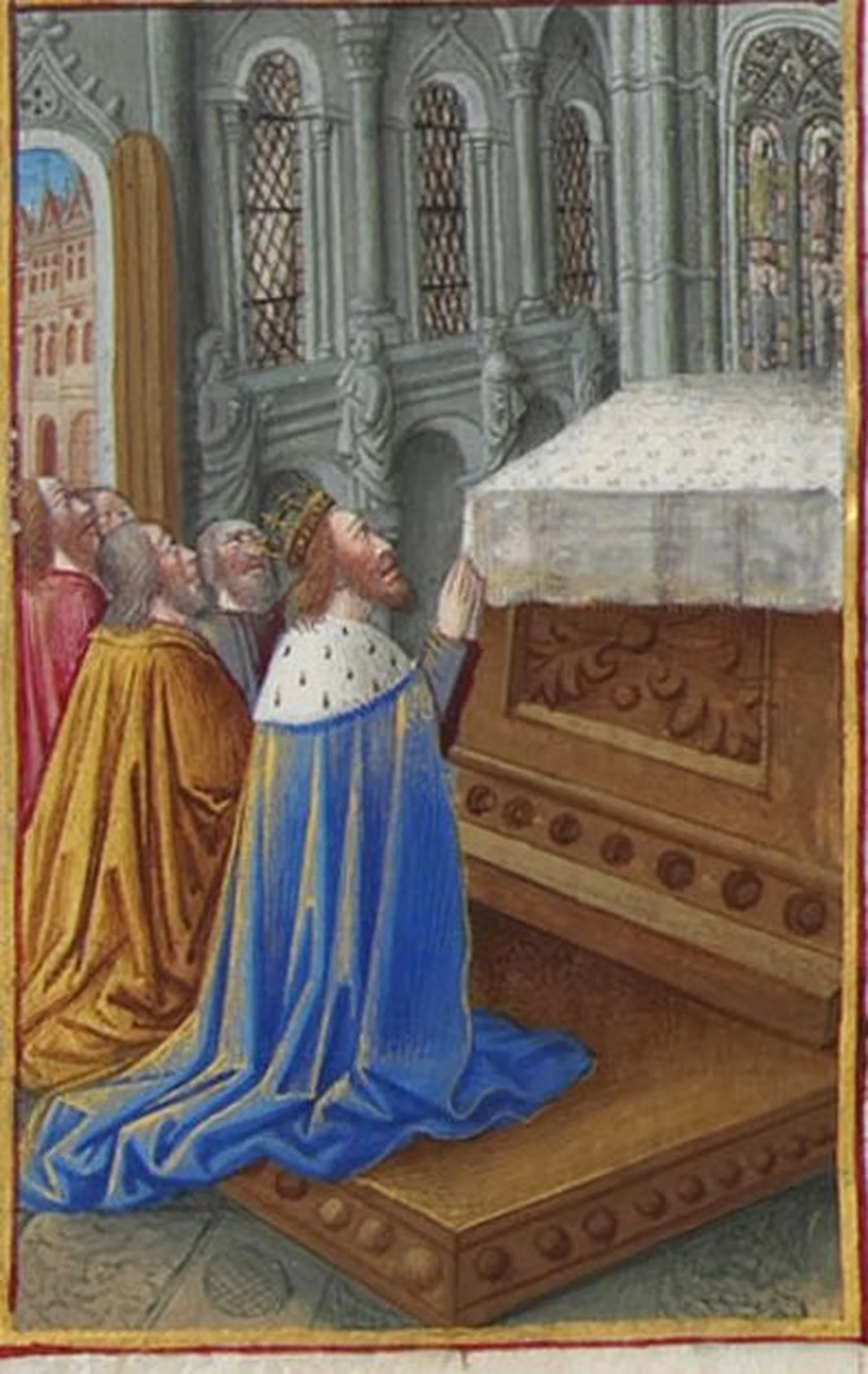 Prière de David, Très Riches Heures du duc de Berry