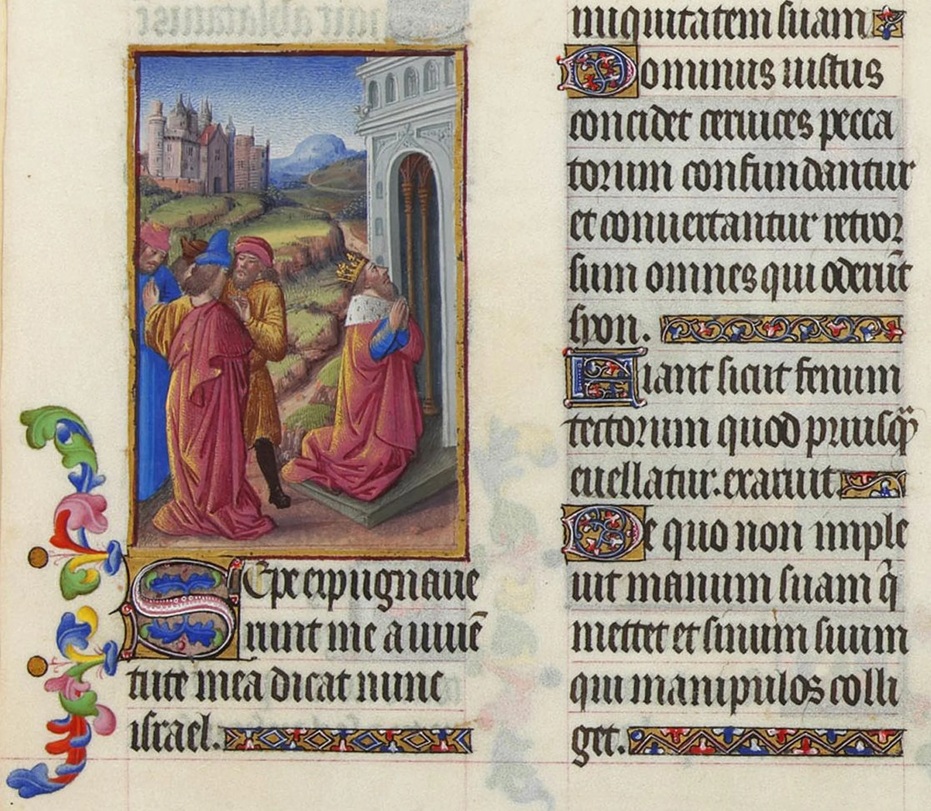 Psaume CXXVIII, Très Riches Heures du duc de Berry