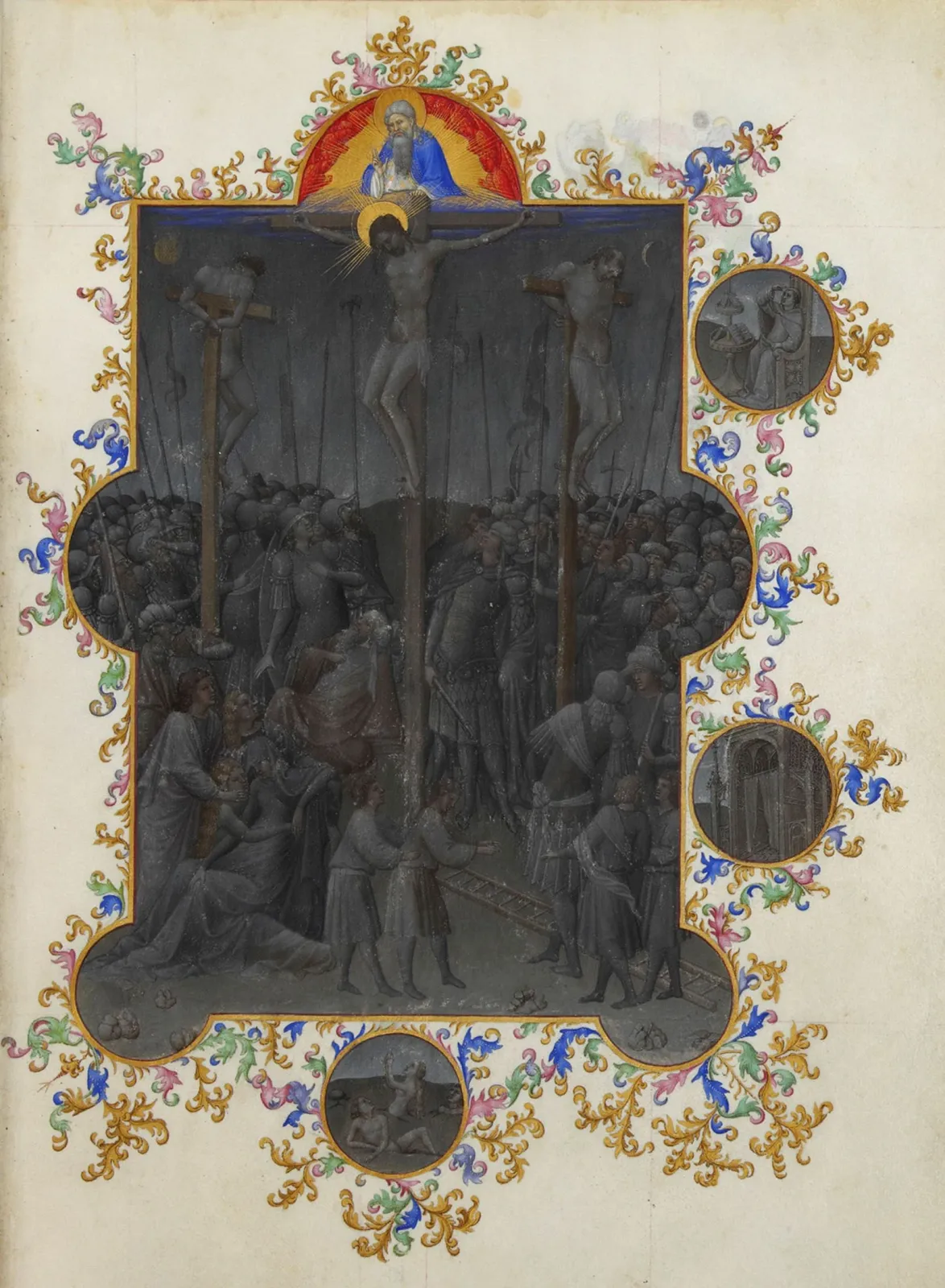 La Mort du Christ, Très Riches Heures du duc de Berry