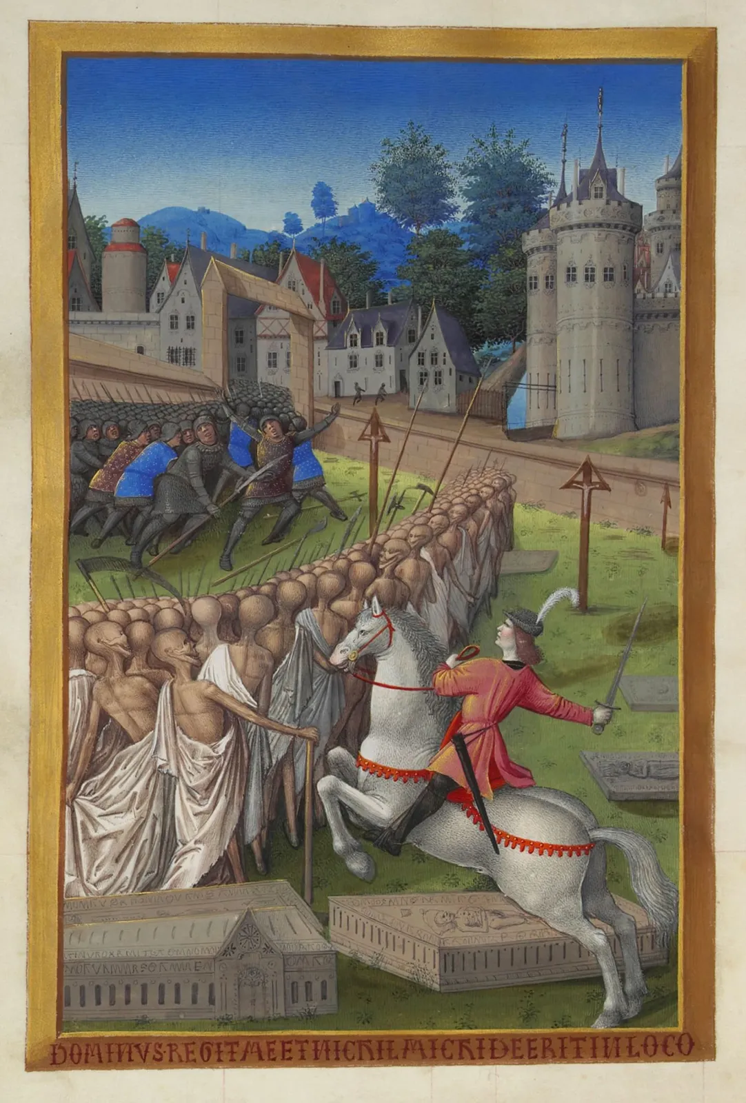 Le Cavalier de la Mort, Très Riches Heures du Duc de Berry