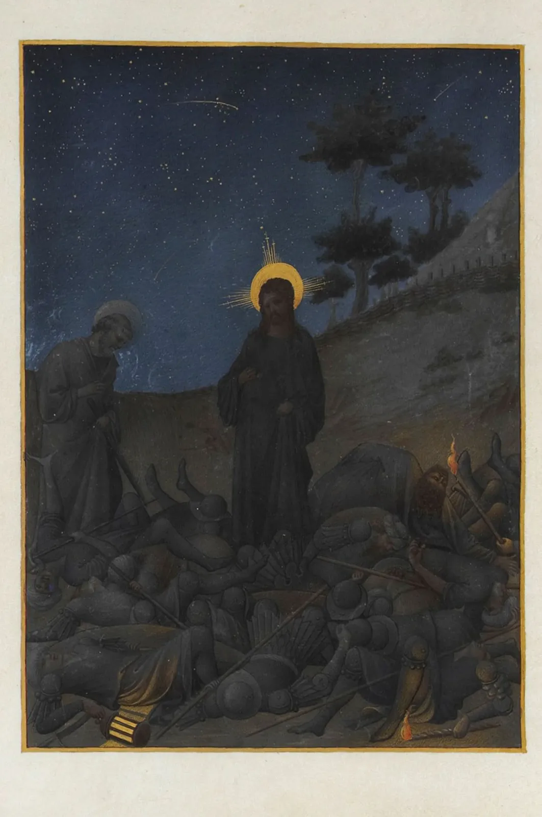 Le Christ au jardin de Gethsémani, Très Riches Heures du duc de Berry
