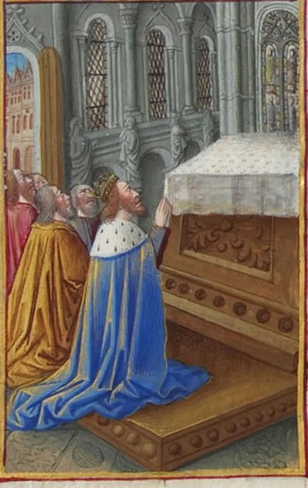 Prière de David, Très Riches Heures du Duc de Berry