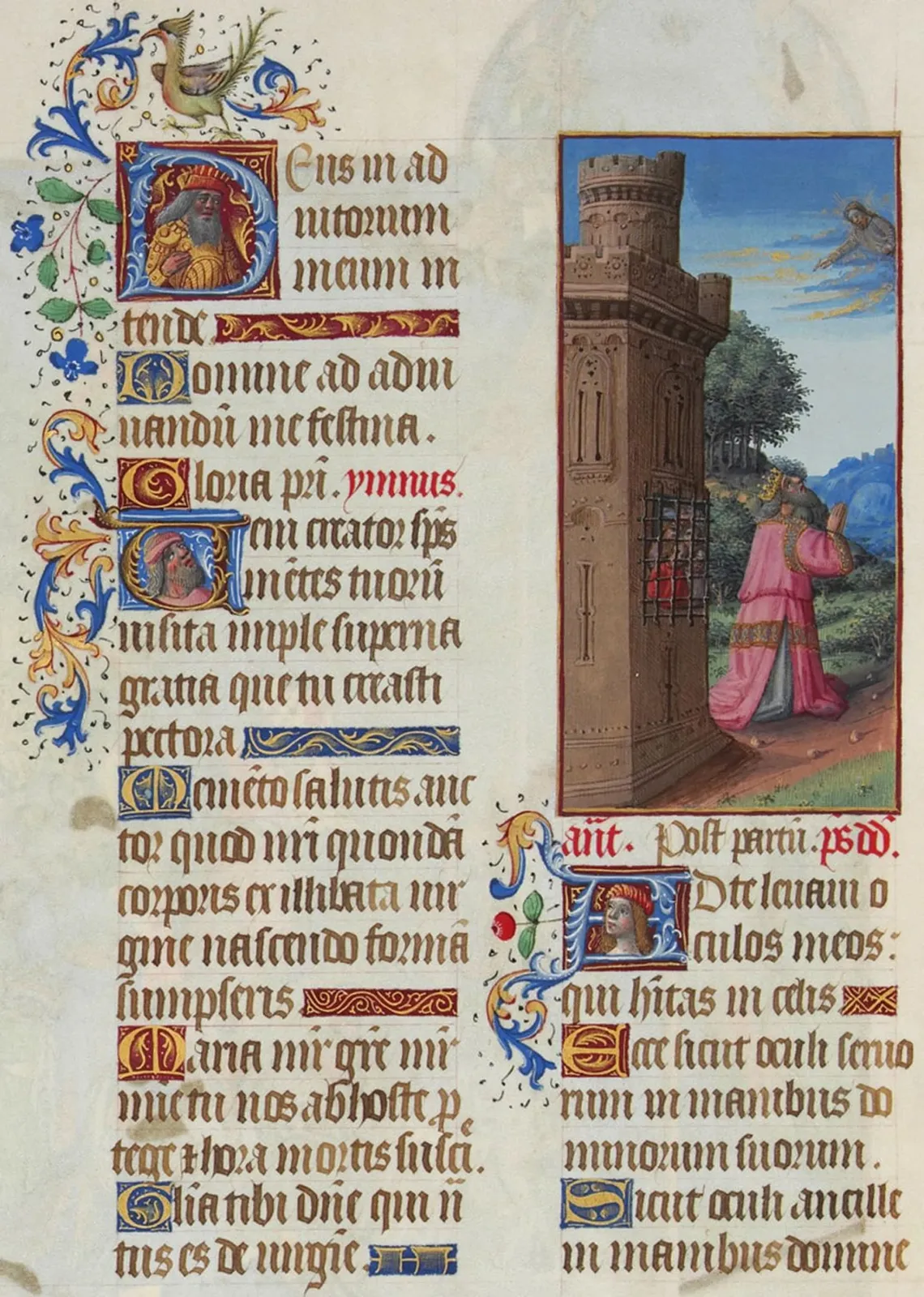 Prière de David, Très Riches Heures du duc de Berry