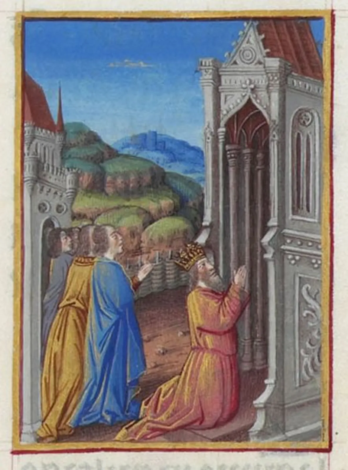 Psaume CXXV, Très Riches Heures du duc de Berry