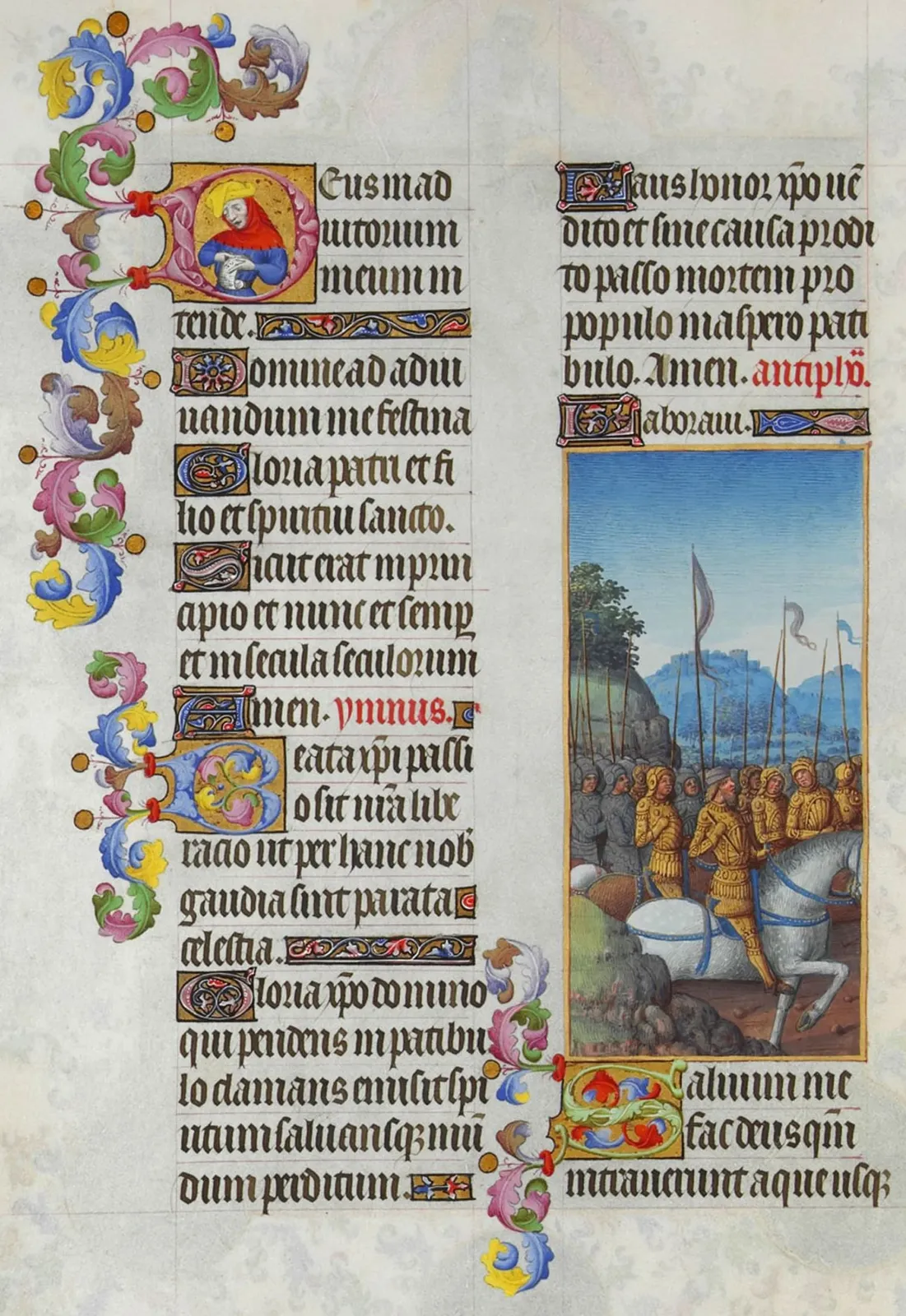 Psaume LXVIII, Très Riches Heures du duc de Berry