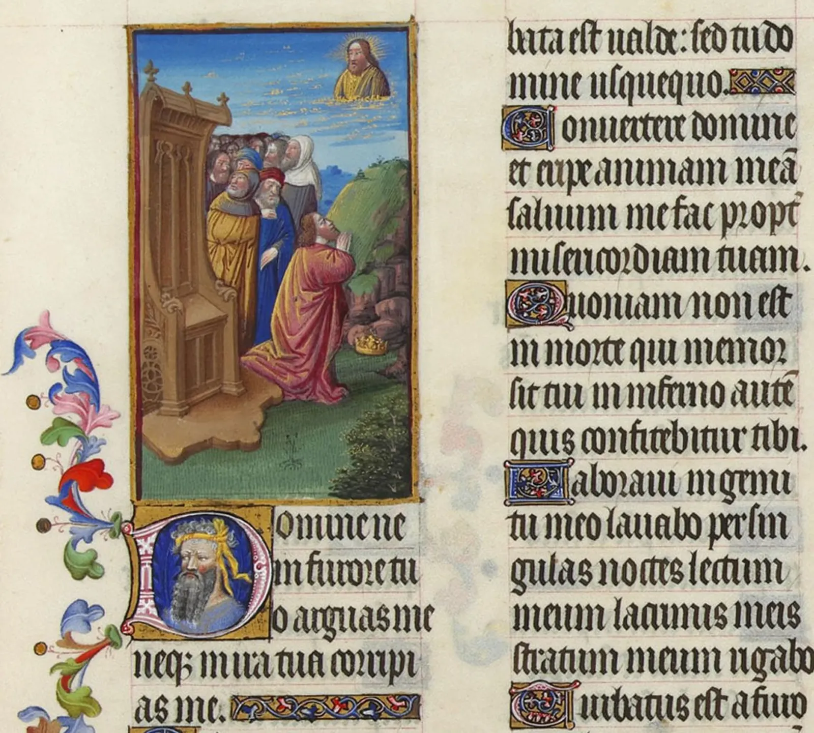 Psaume VI, Très Riches Heures du duc de Berry