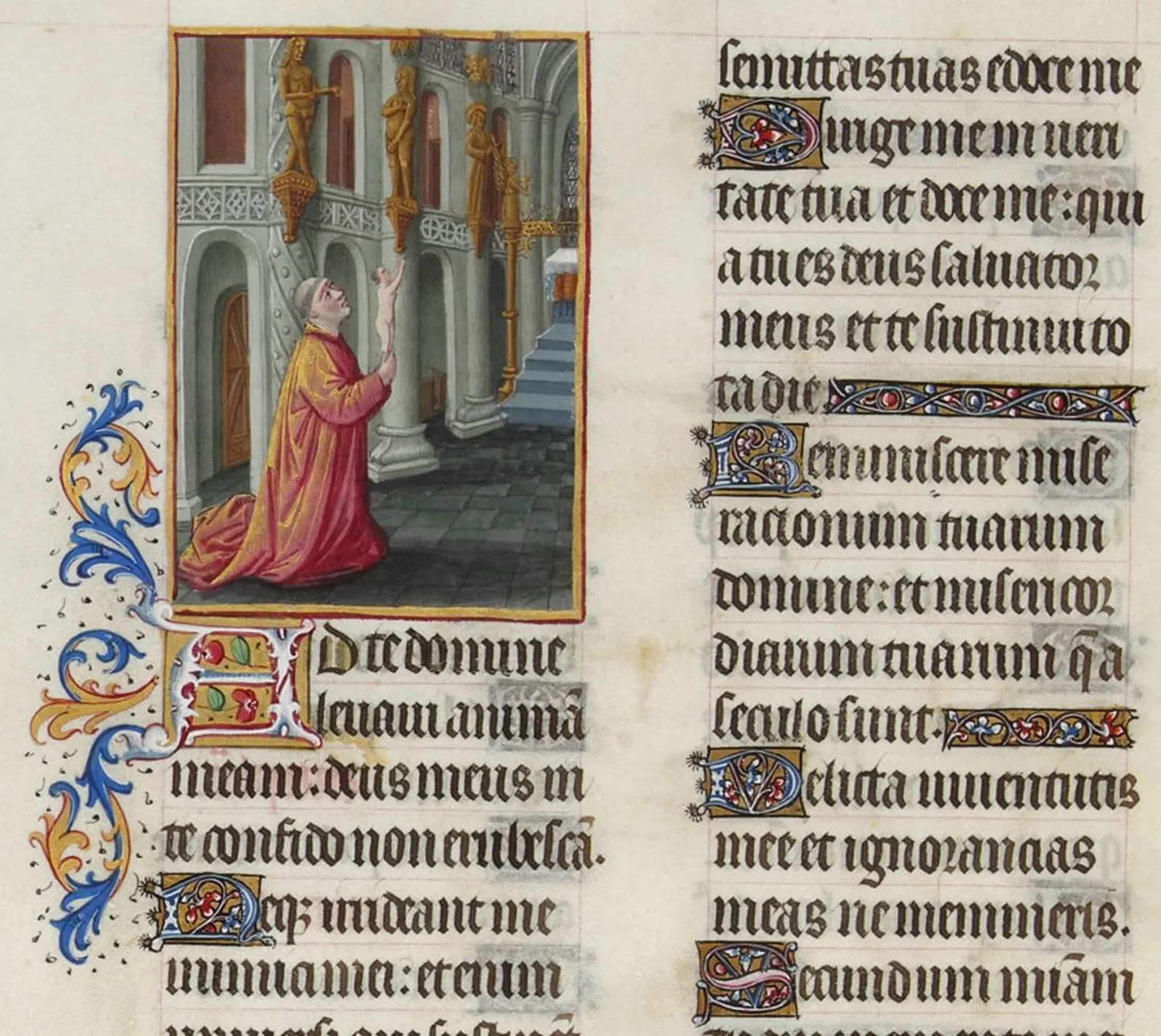 Psaume XXIV, Très Riches Heures du duc de Berry