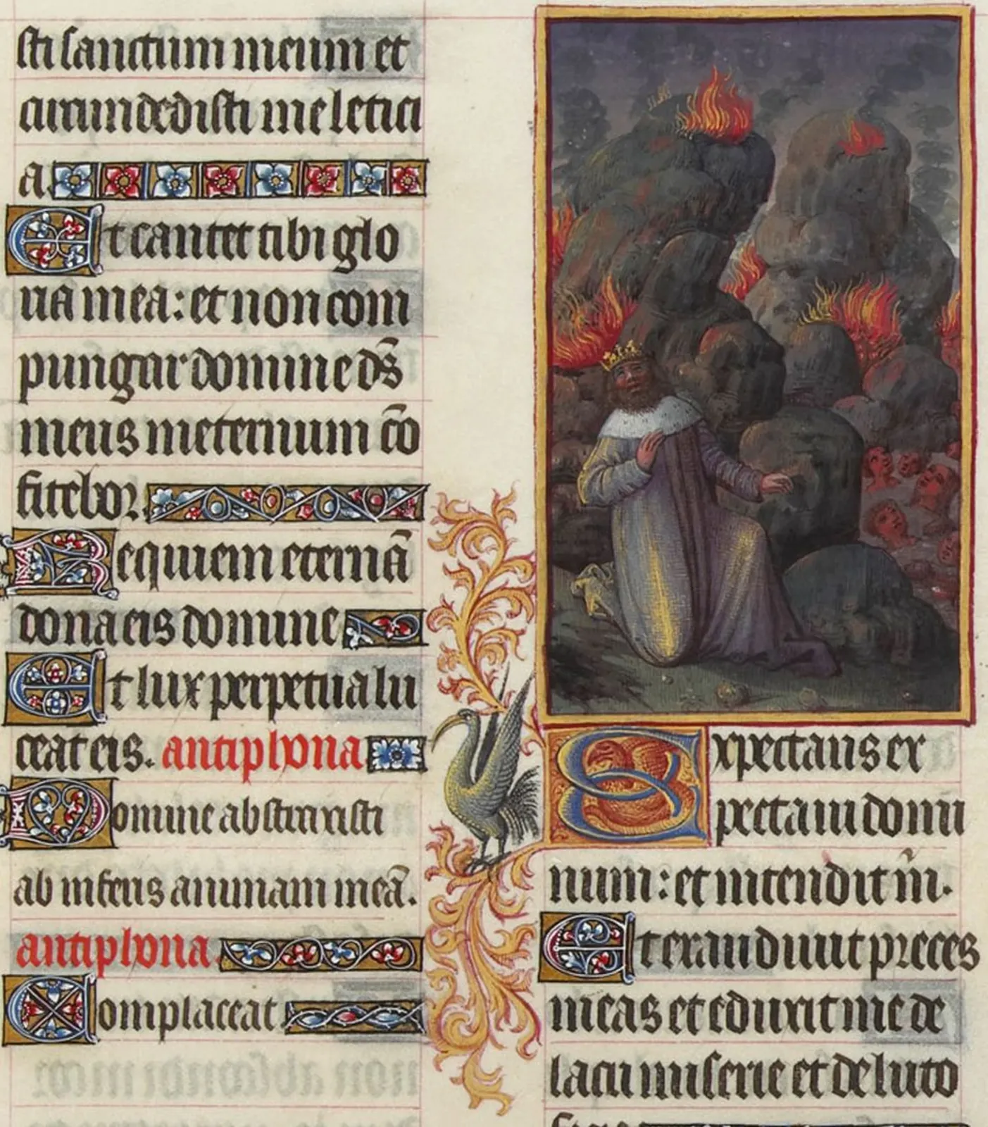 Psaume XXXIX, Très Riches Heures du duc de Berry