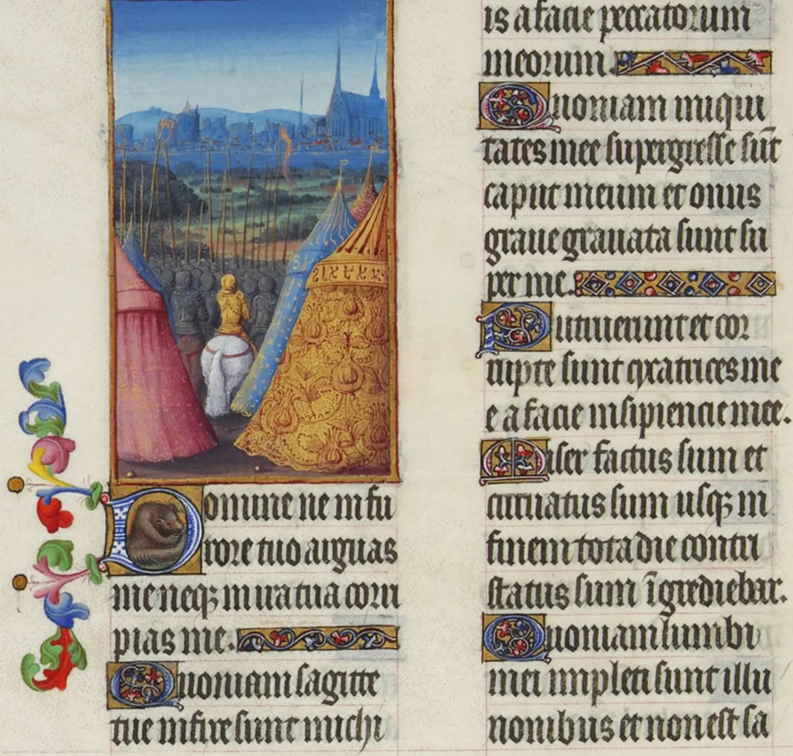 Psaume XXXVII, Très Riches Heures du duc de Berry