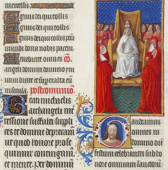 Le Pape et ses cardinaux