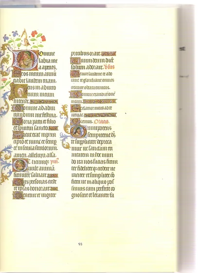 Page de texte (office du dimanche)