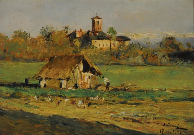 Around Turin, Lorenzo Delleani