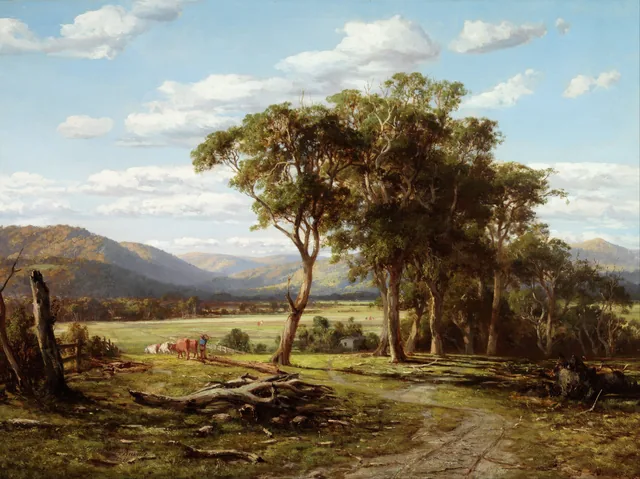 Em Lilydale, Louis Buvelot