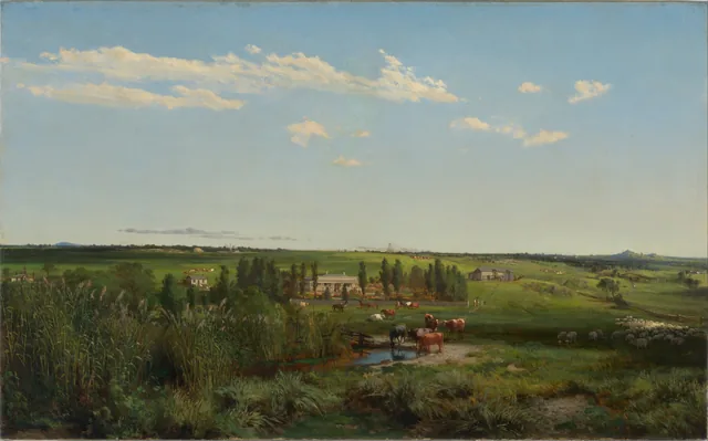 A fazenda de Mount Fyans, Louis Buvelot