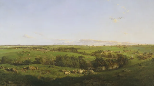 La granja de Terrinallum, Louis Buvelot