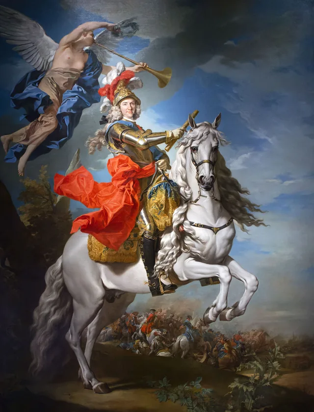 Equestrian Portrait of Philip V, Louis-Michel van Loo
