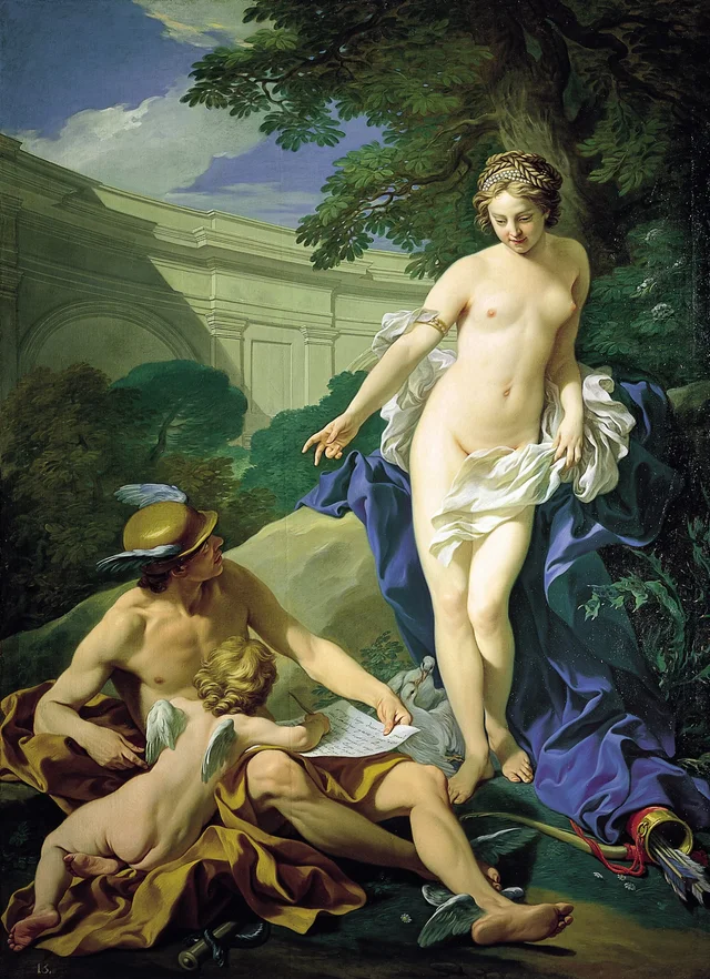Venus, Mercury and Cupid, Louis-Michel van Loo