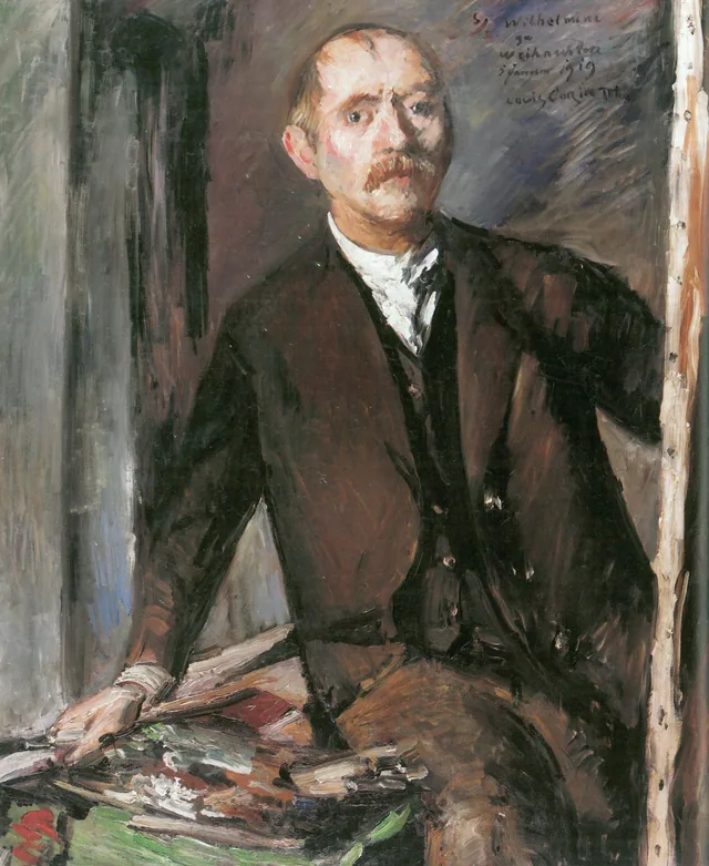 Self-Portrait at the Easel, Lovis Corinth
