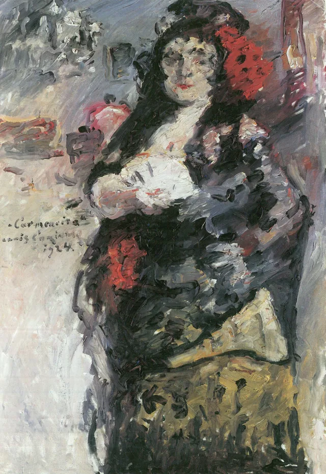 Carmencita, Portrait of Charlotte Berend-Corinth in Spanish Dress, Lovis Corinth