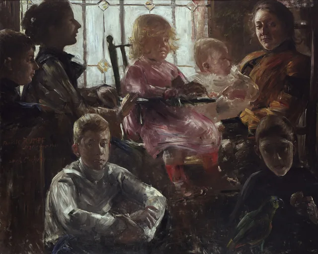 The Rumpf Family, Lovis Corinth