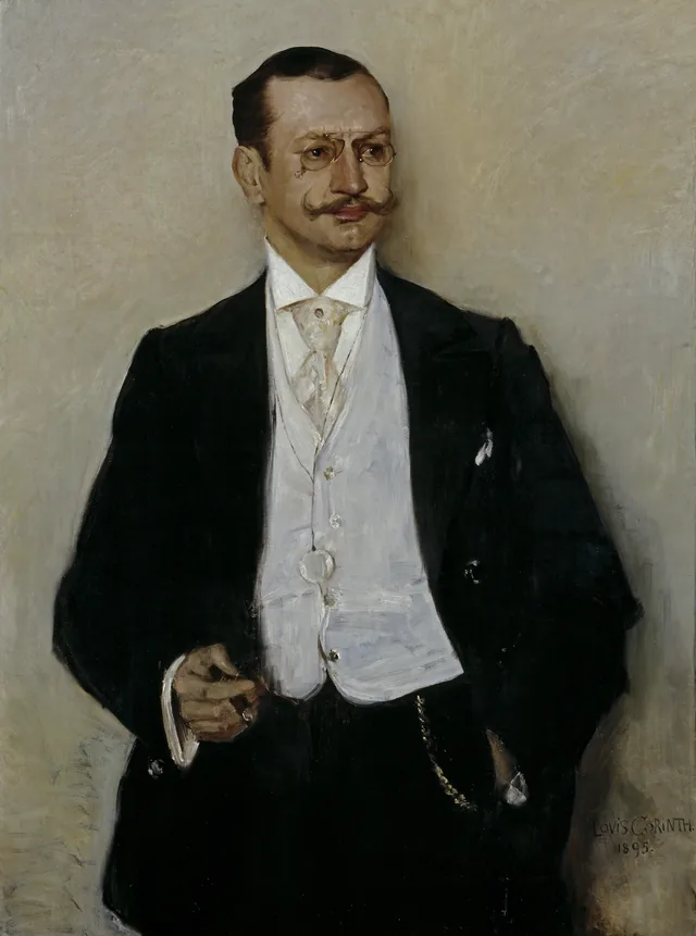 The Painter Carl Strathmann, Lovis Corinth