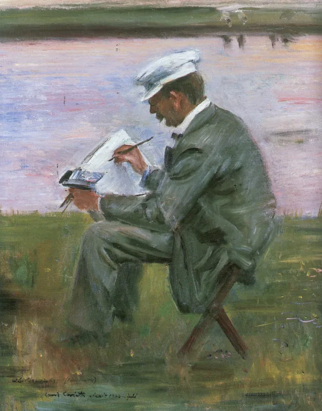 The Painter Leistikow, Lovis Corinth
