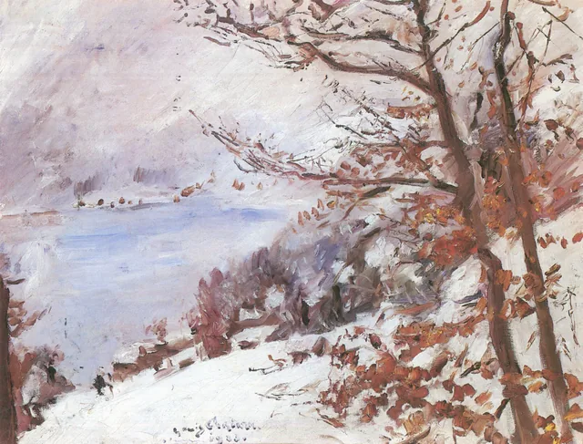 Walchensee in Winter, Lovis Corinth