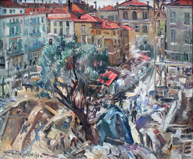 New Building in Monte Carlo, Lovis Corinth