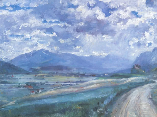 Inn Valley Landscape, Lovis Corinth