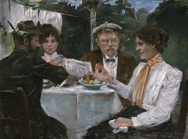 Desayuno en el jardín de Max Halbe