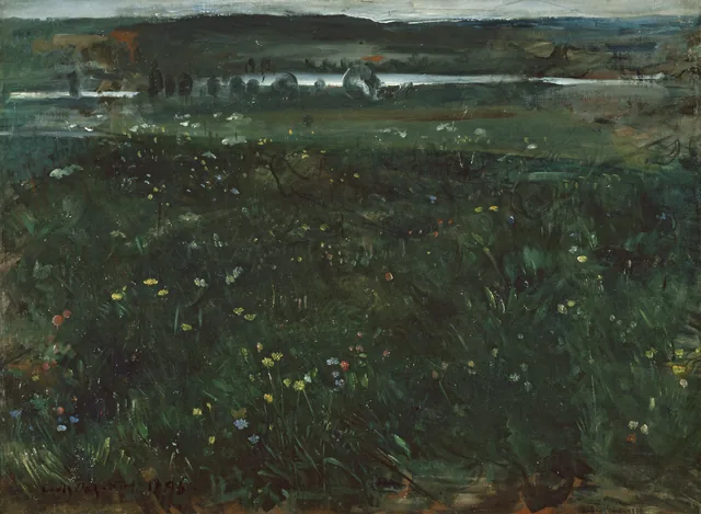 Near Unterschäftlarn on the Isar, Lovis Corinth