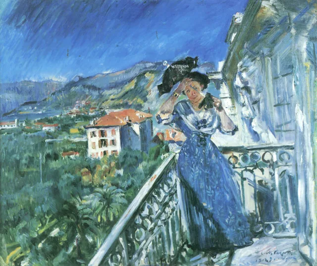 Balcony Scene in Bordighera