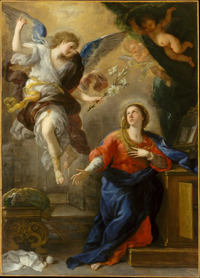 The Annunciation, Luca Giordano