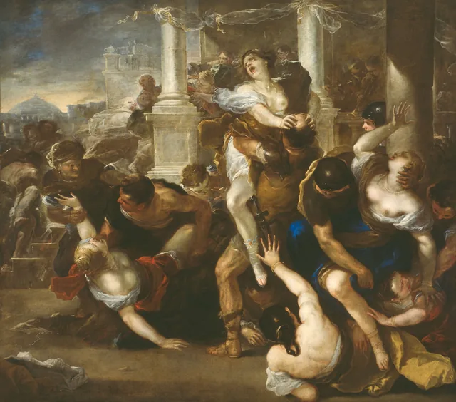 The Abduction of the Sabine Women, Luca Giordano