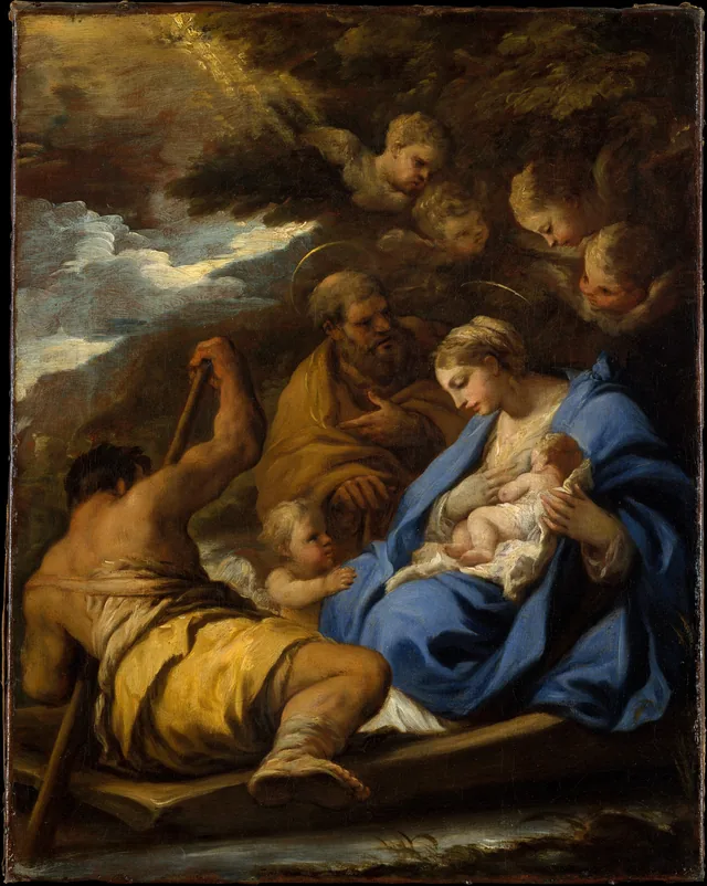The Flight into Egypt, Luca Giordano